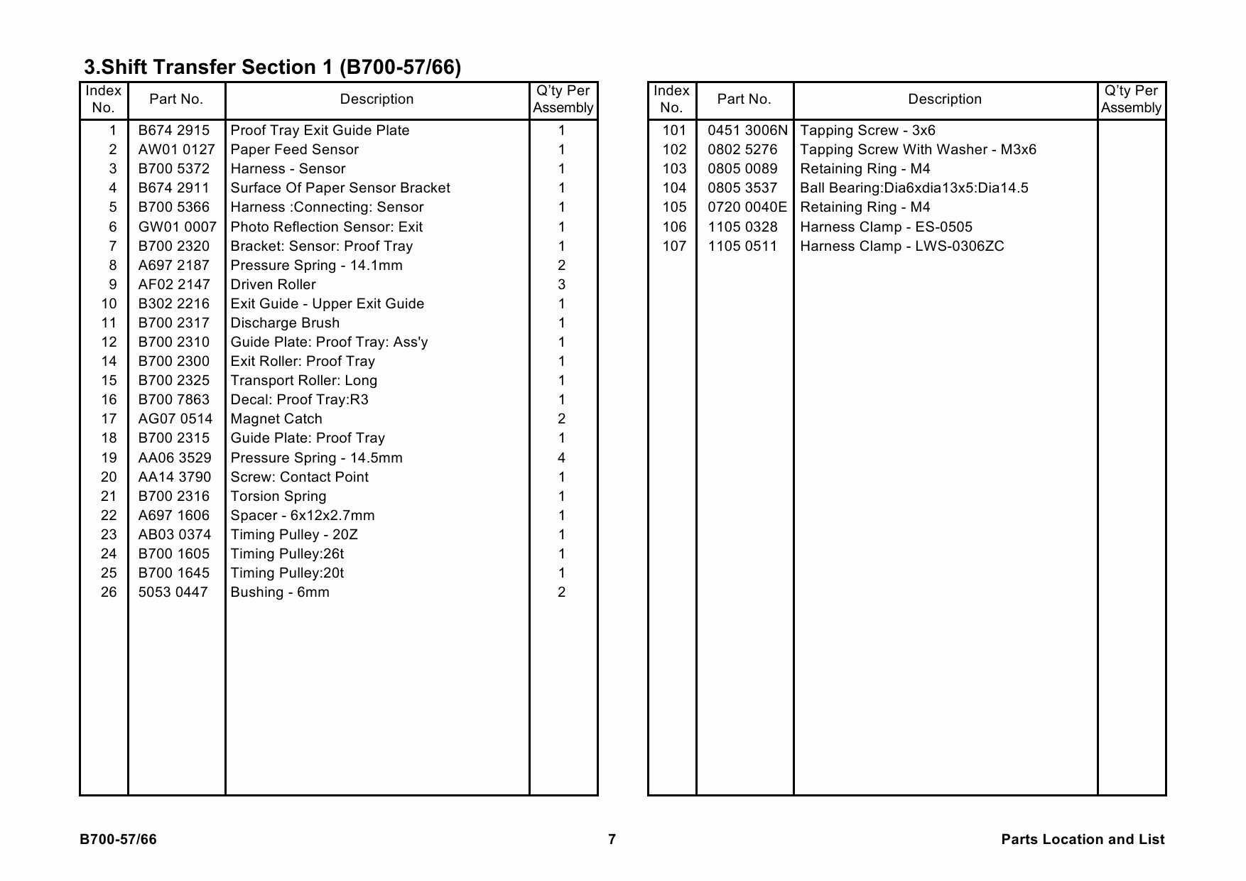 RICOH Options B700 FINISHER-SR4000 Parts Catalog PDF download-4